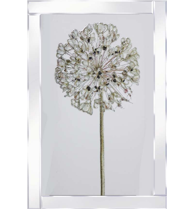 Thumbnail: Hydrangea on Mirrored Frame