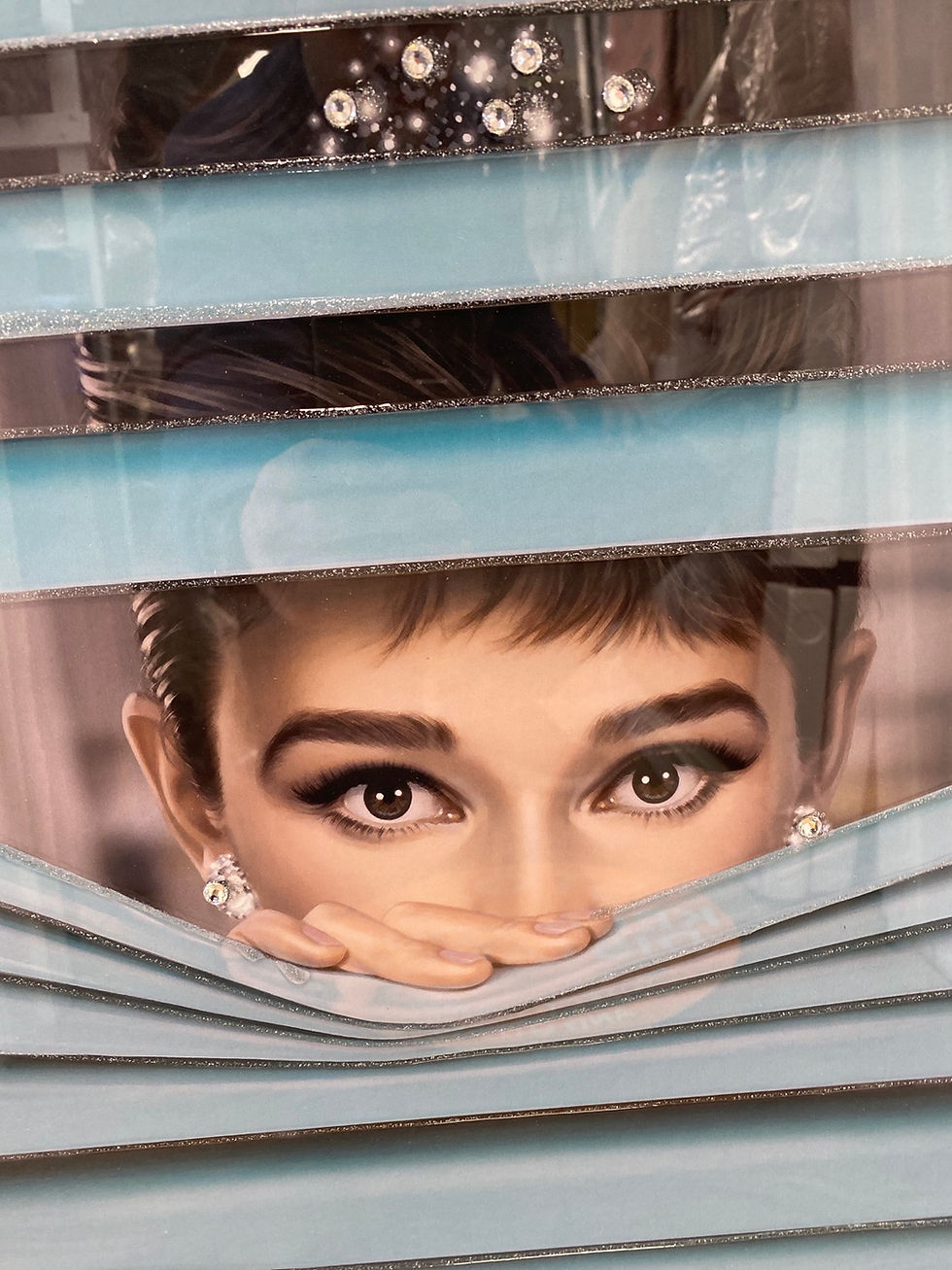 Thumbnail: Audrey Peaking on Chrome Step Frame 65x55cm