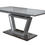 Thumbnail: Grey High Gloss Extendable Dining Table