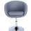 Thumbnail: Grey Faux Leather Swivel Chair