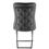 Thumbnail: Dark Grey Velvet Dining Chair