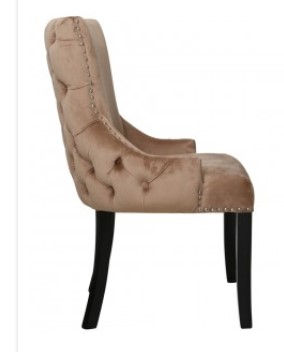 Thumbnail: Champagne Tufted Back Dining Chair