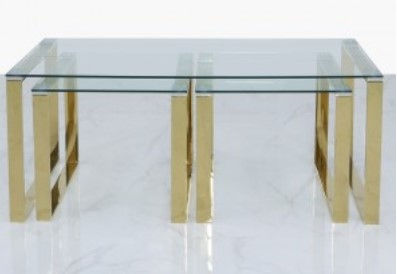 Thumbnail: Halo Gold Set of 3 Tables