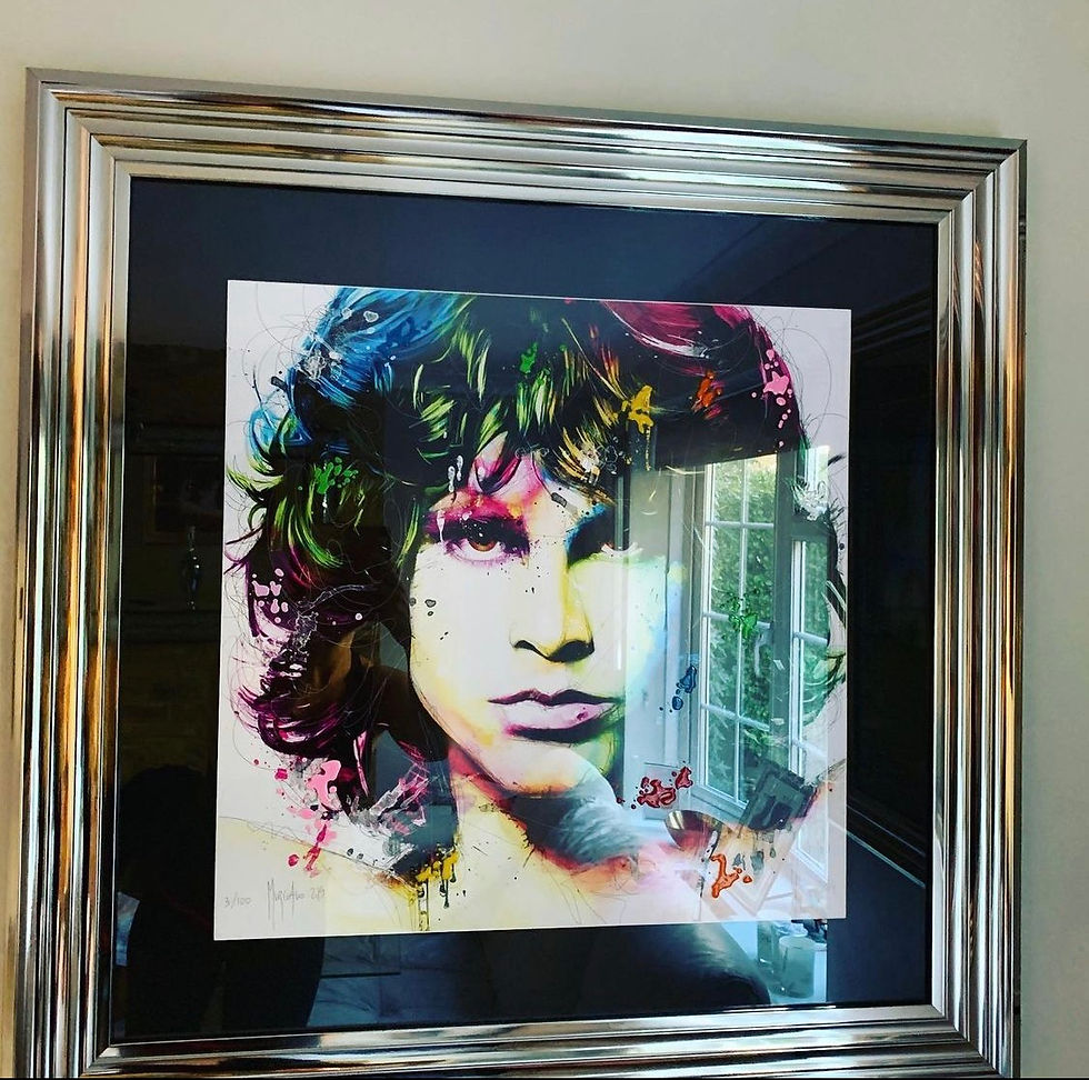 Thumbnail: Limited Edition Jim Morrison 90x90cm