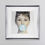 Thumbnail: Audrey Bubble Gum Chrome Scoop Frame 75x75cm