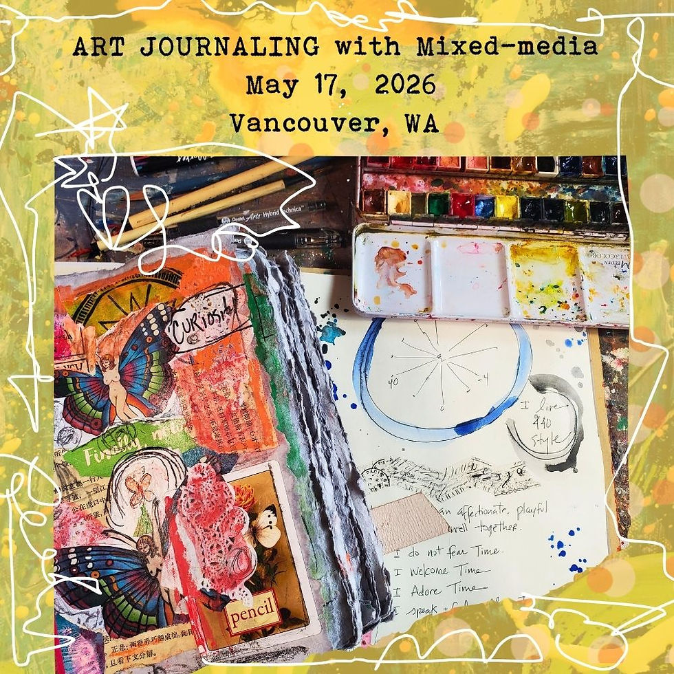Art Journaling with Mixed-media