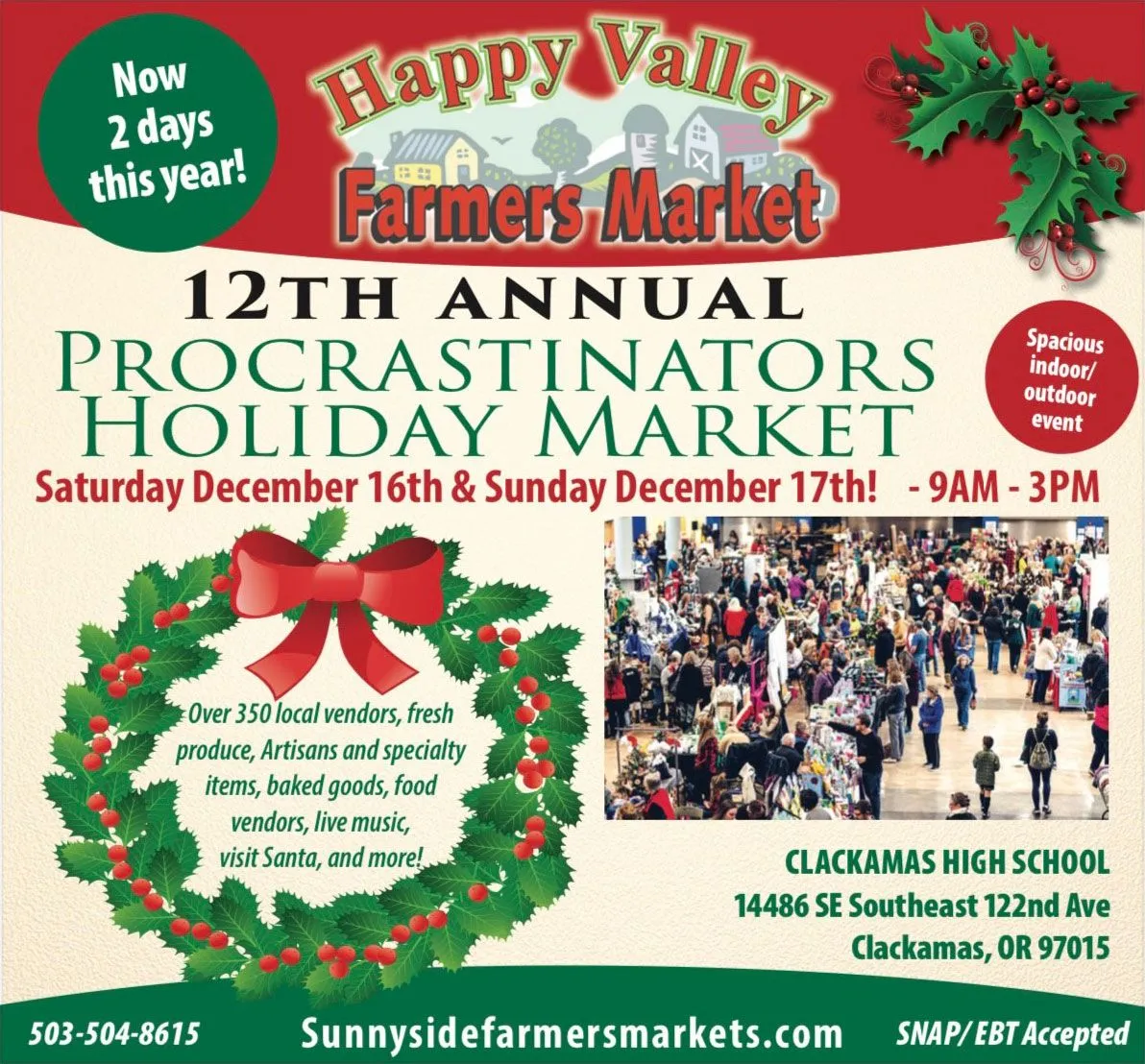 Procrastinators Holiday Market