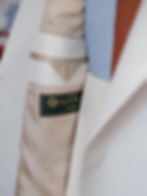 Ivory suit - Fabric from Loro Piana Full lined Cupro from Bemberg Full canvas construction by Pham