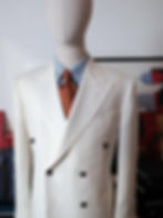 Ivory suit - Fabric from Loro Piana Full lined Cupro from Bemberg Full canvas construction by Pham