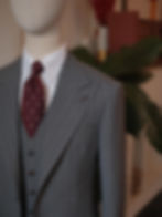 Vitale Barberis Canonico Pinstripe three-piece suit Full canvas construction by Pham Brothers