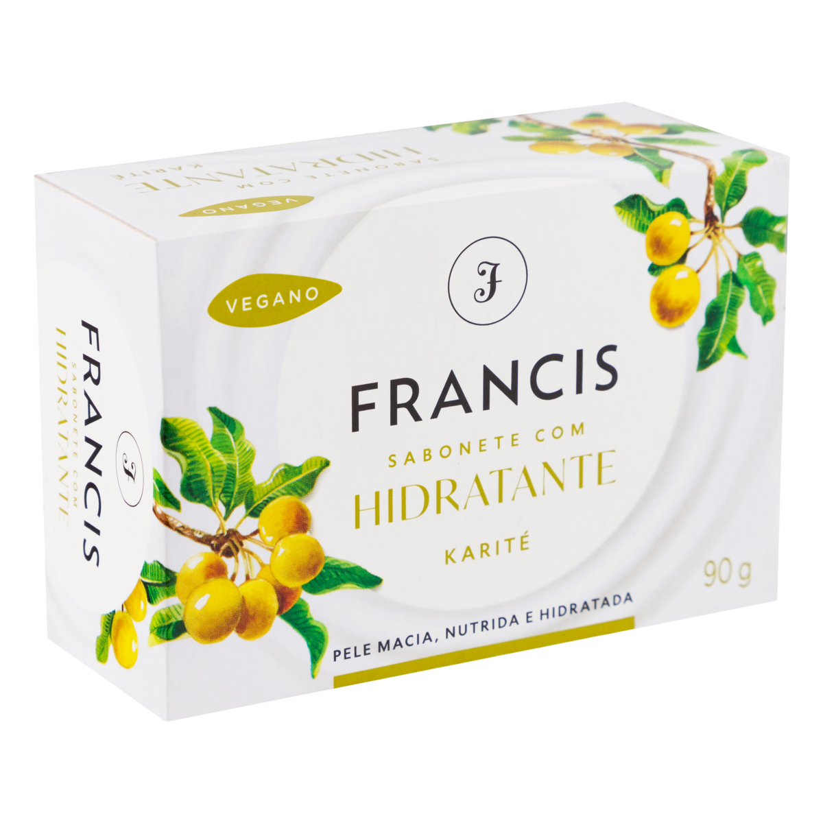 Sabonete Barra Hidratante Karité Francis Caixa 90g