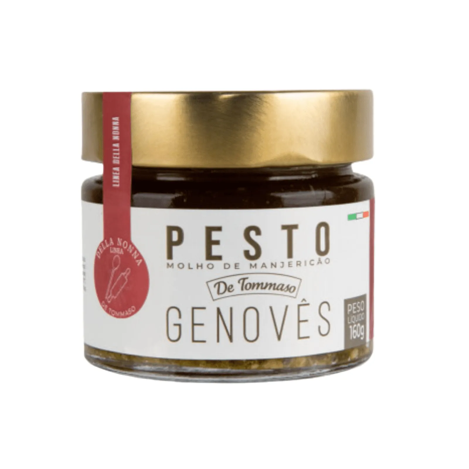 Molho Pesto Molho de Manjericão Genovês De Tommaso 160g