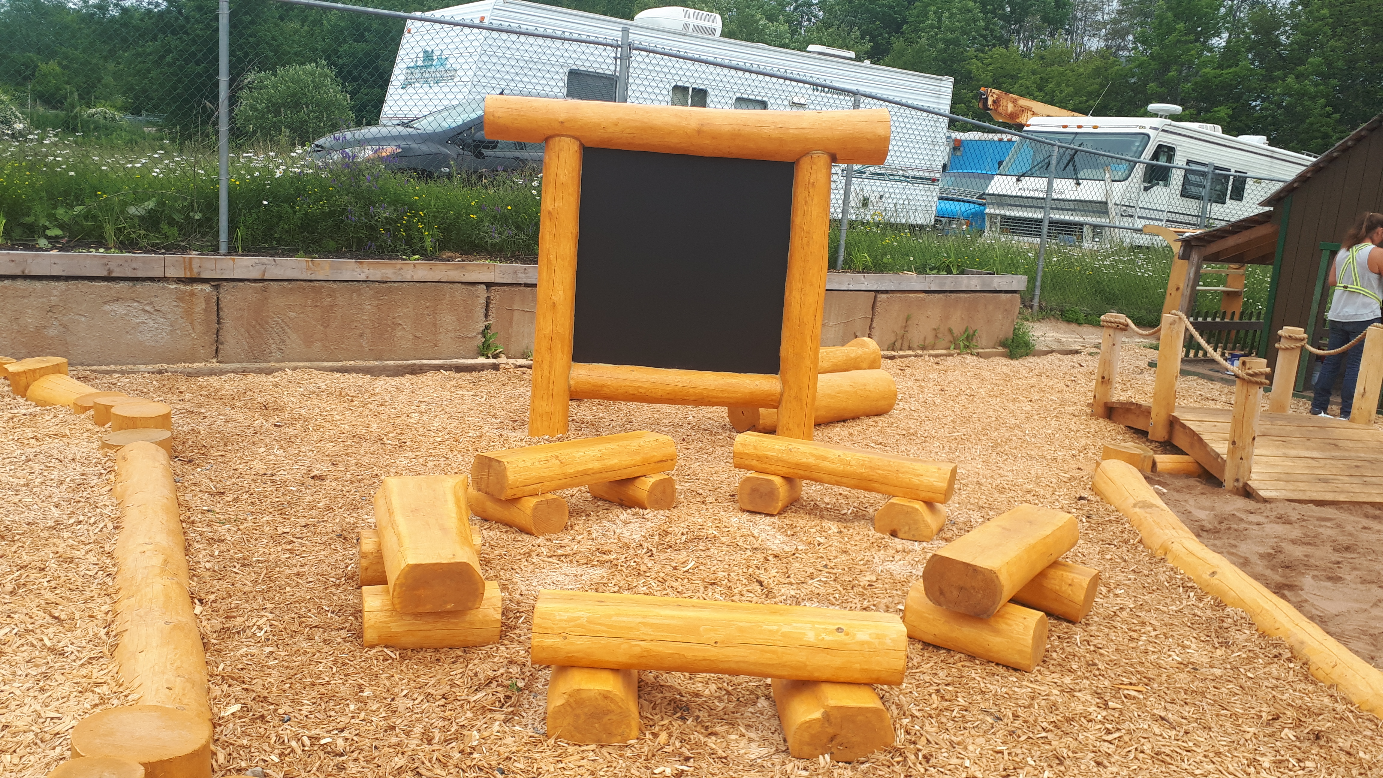 Outdoor Magnetic Chalkboard