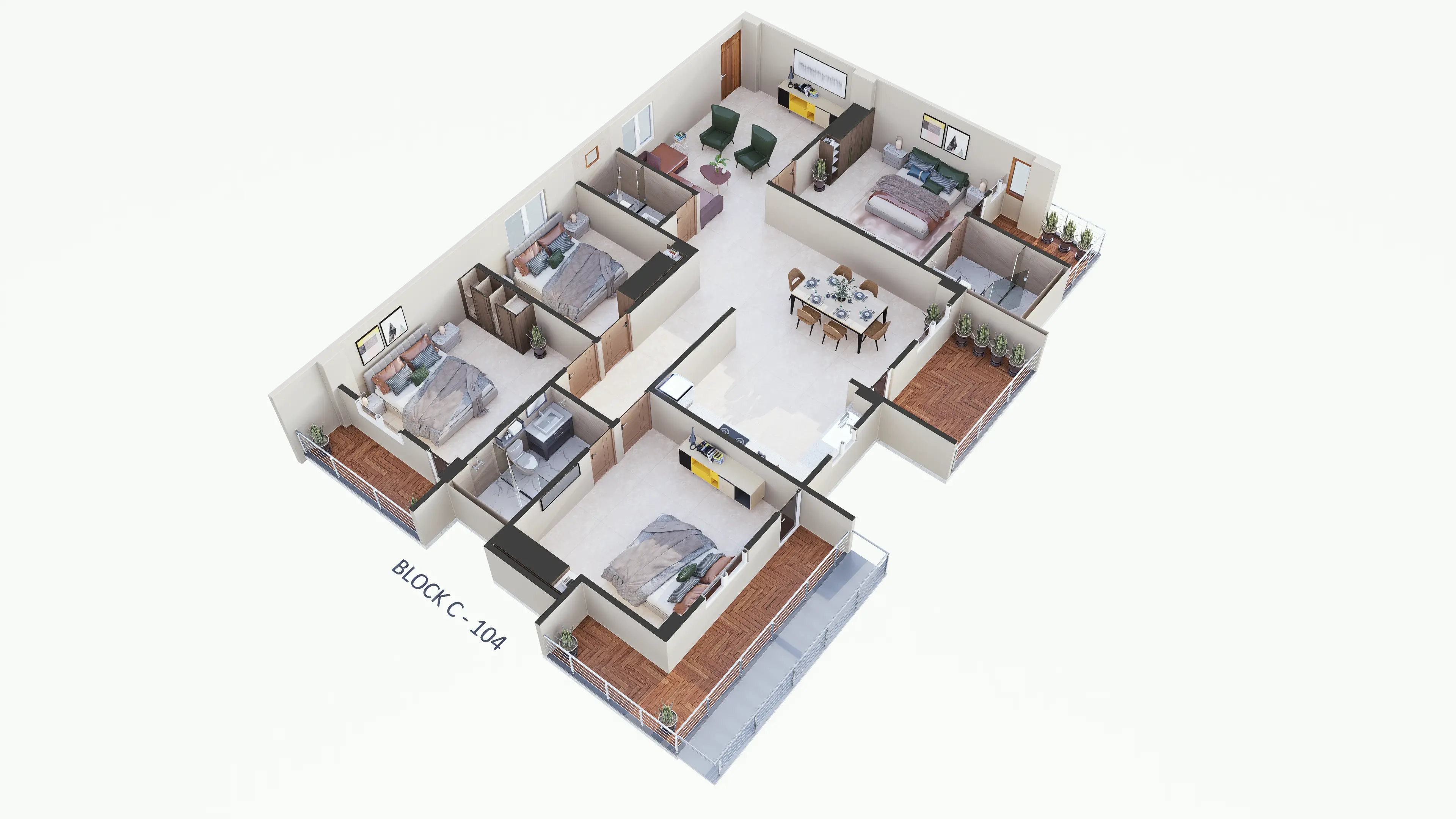 4BHK Flat in Gaya