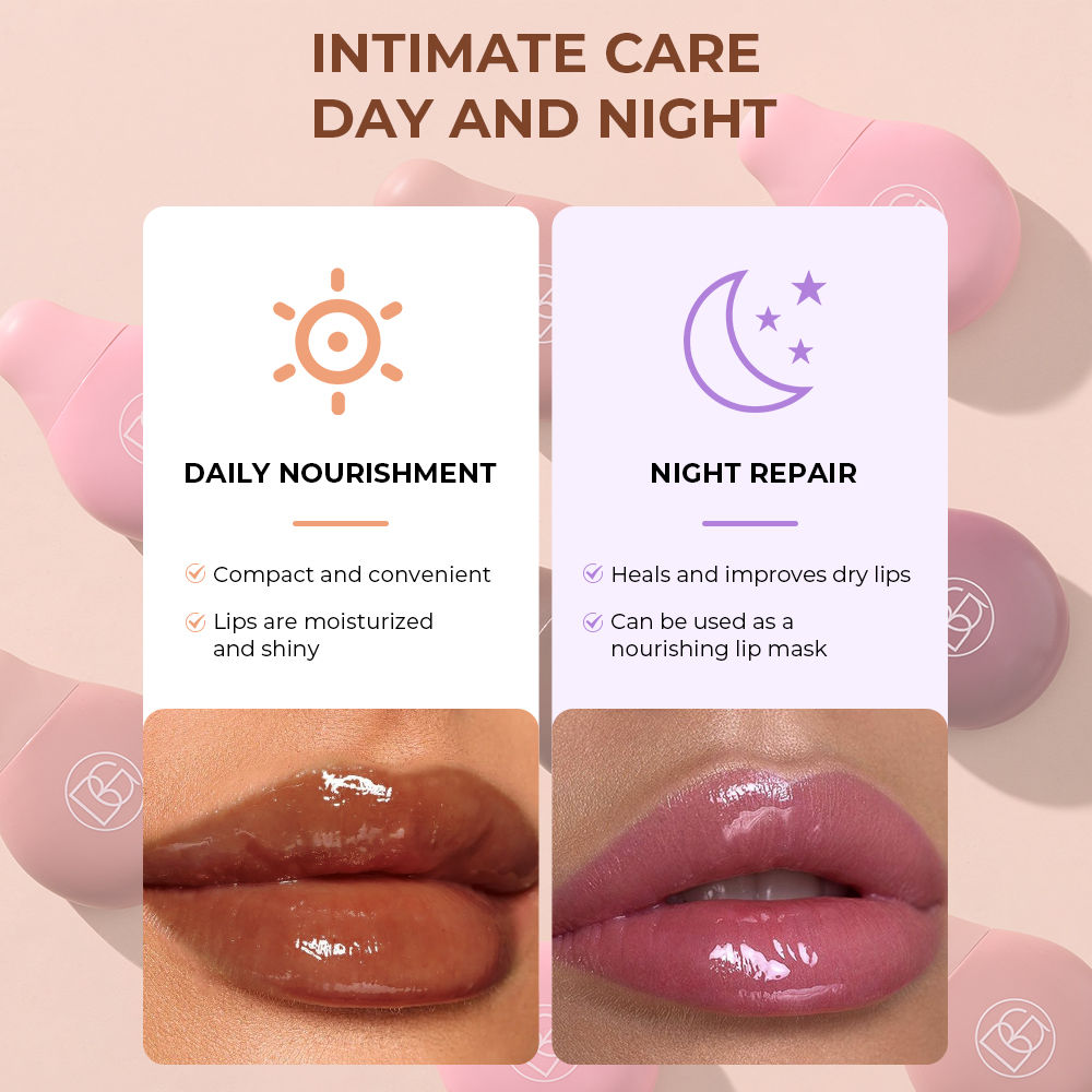 BEAUTY GLAZED 4Color Lipgloss Lip Oil Teens Moisturizing Lipstick Lip Balm High