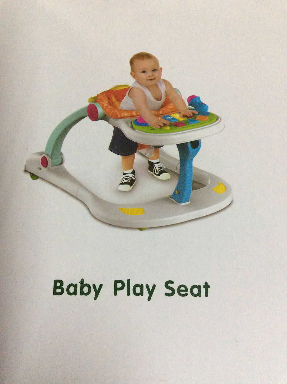 Μικρογραφία: Prodromos® Περπατούσα / Πολυπαιχνίδι – Baby Play Seat & Activity Center 👶🧠