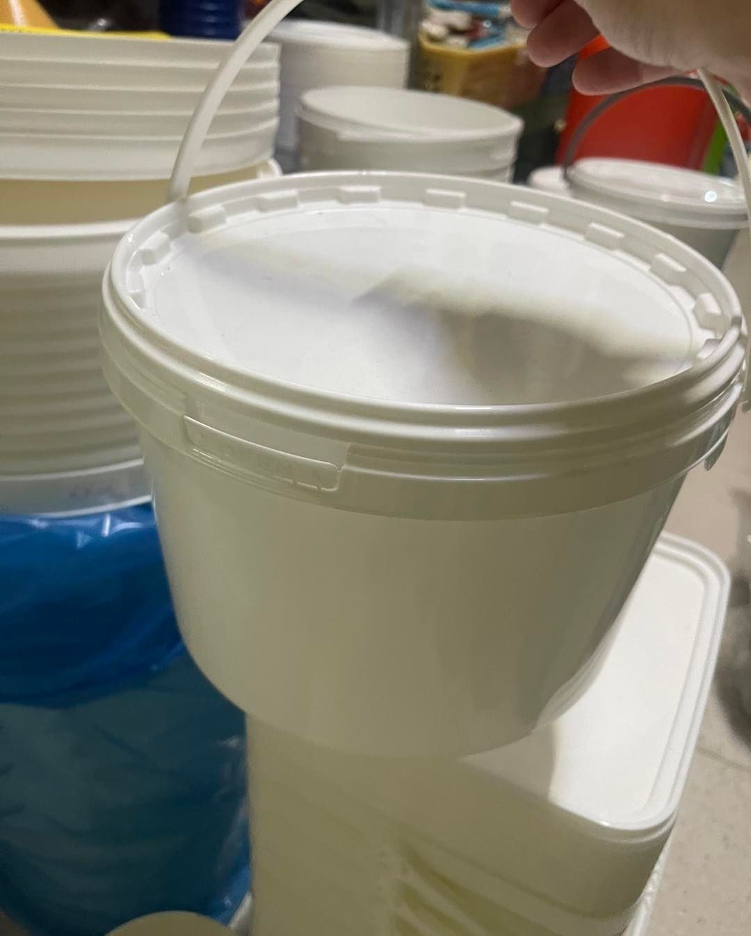 Prodromos* Horeca Εργαλεία τυροκομίας! Πλαστικά δοχεία με καπάκι