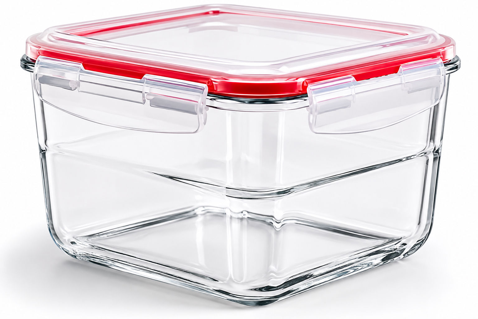 XL Αεροστεγές Γυάλινο Δοχείο Φαγητού 2,5L – Borosilicate Glass | BPA Free | Made