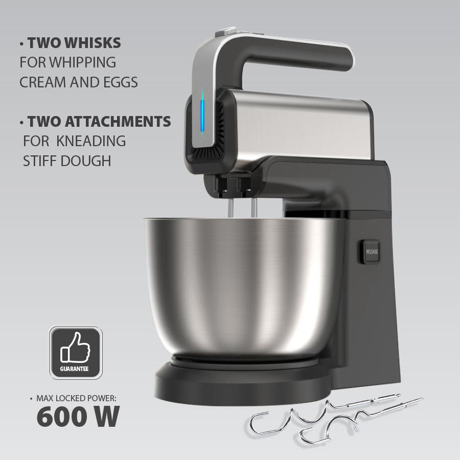 Μικρογραφία: Mixer με Κάδο PMR-551 – 3,5L Περιστρεφόμενο Μπολ | 400–600W