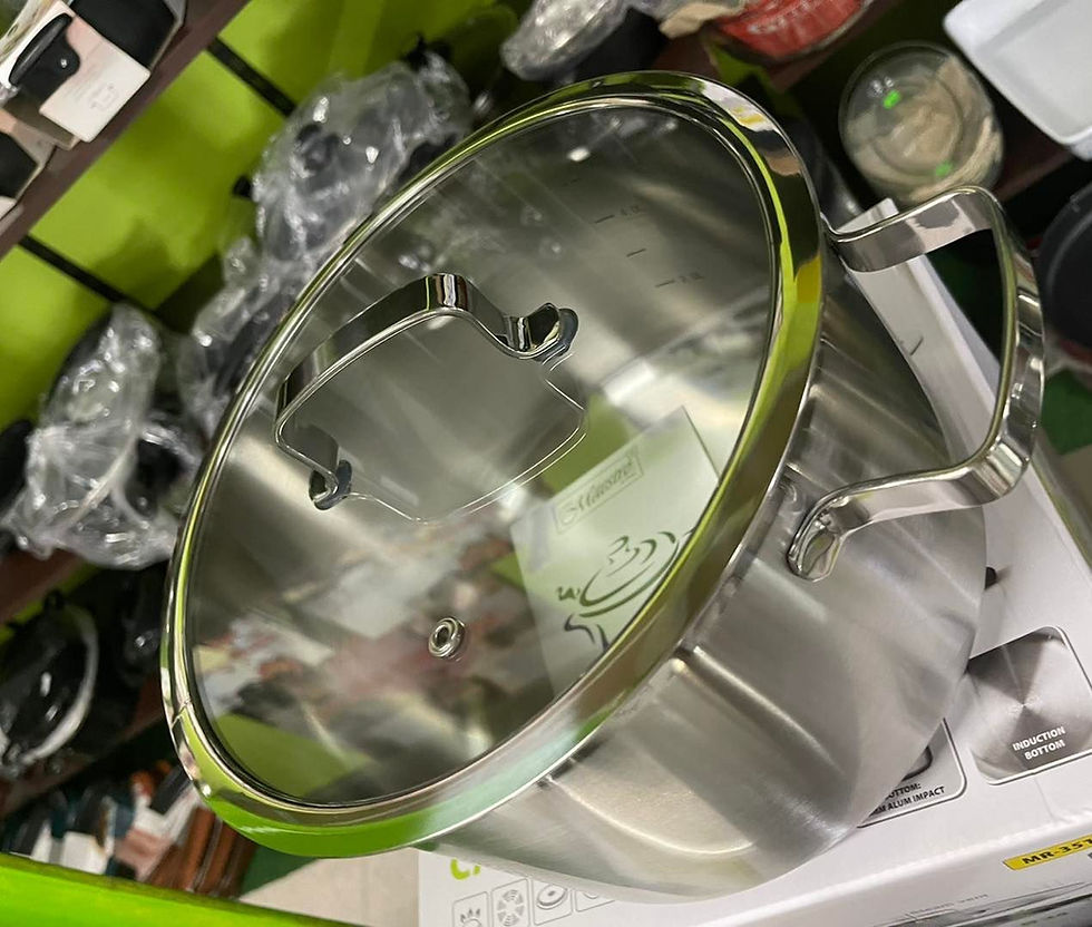 Μικρογραφία: NEW ARRIVAL!!! Prodromos Κατσαρόλες στεινλεστιλ με πυρίμαχο καπάκι !!
