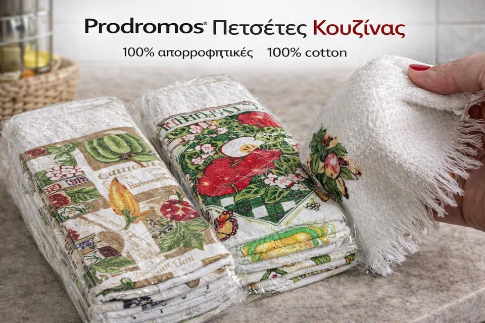 Μικρογραφία: 🧺 Πετσέτες Κουζίνας Prodromos® 12 τεμ.