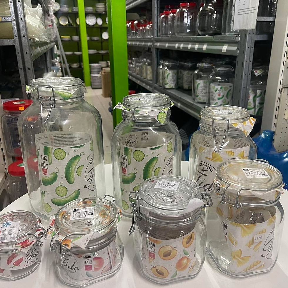 Μικρογραφία: 🔥 Prodromos® – Γυάλινα Δοχεία με Αεροστεγές Καπάκι – Made in Italy! 🇮🇹🔥