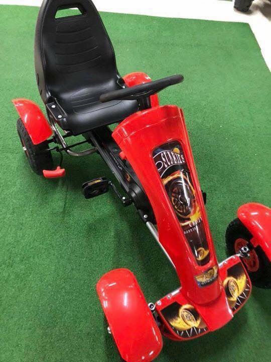 Μικρογραφία: 🏎️ Go-Kart Παιδικό με Λάστιχα Δρόμου – Ρυθμιζόμενο Κάθισμα