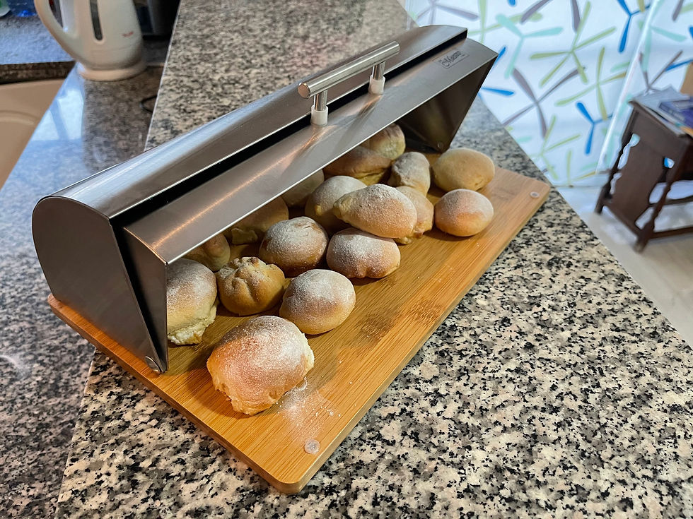 Πλατερ σερβιρισματος Στεινλεςτιλ με ξύλινη επιφάνεια👍