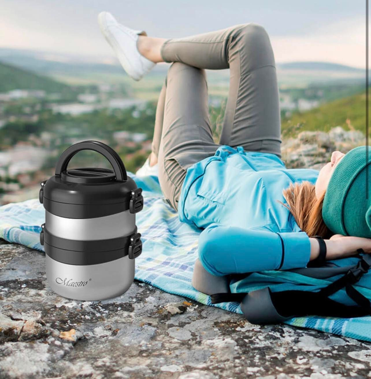 Prodromos Θερμοδοχειο διπλο φαγητού ζεςτο/κρύο❤️