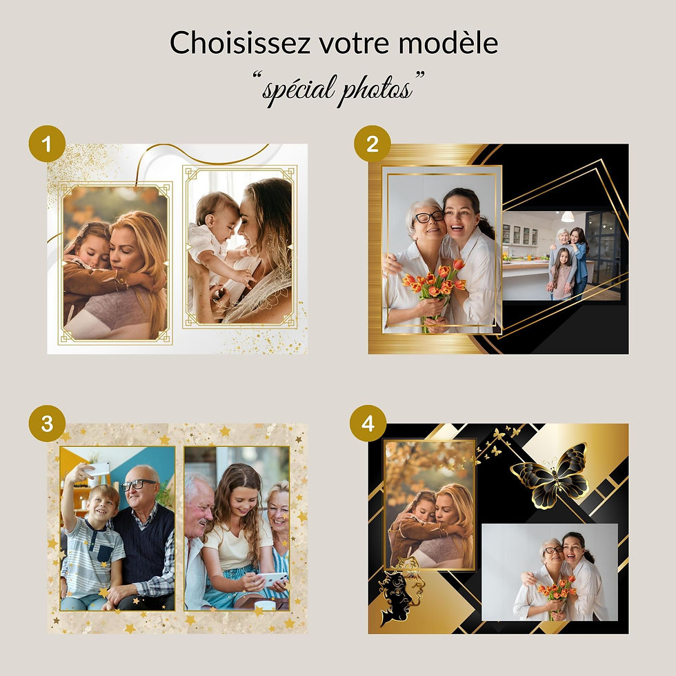 Miniature : Plaque aluminium personnalisée avec montage photo – Création unique