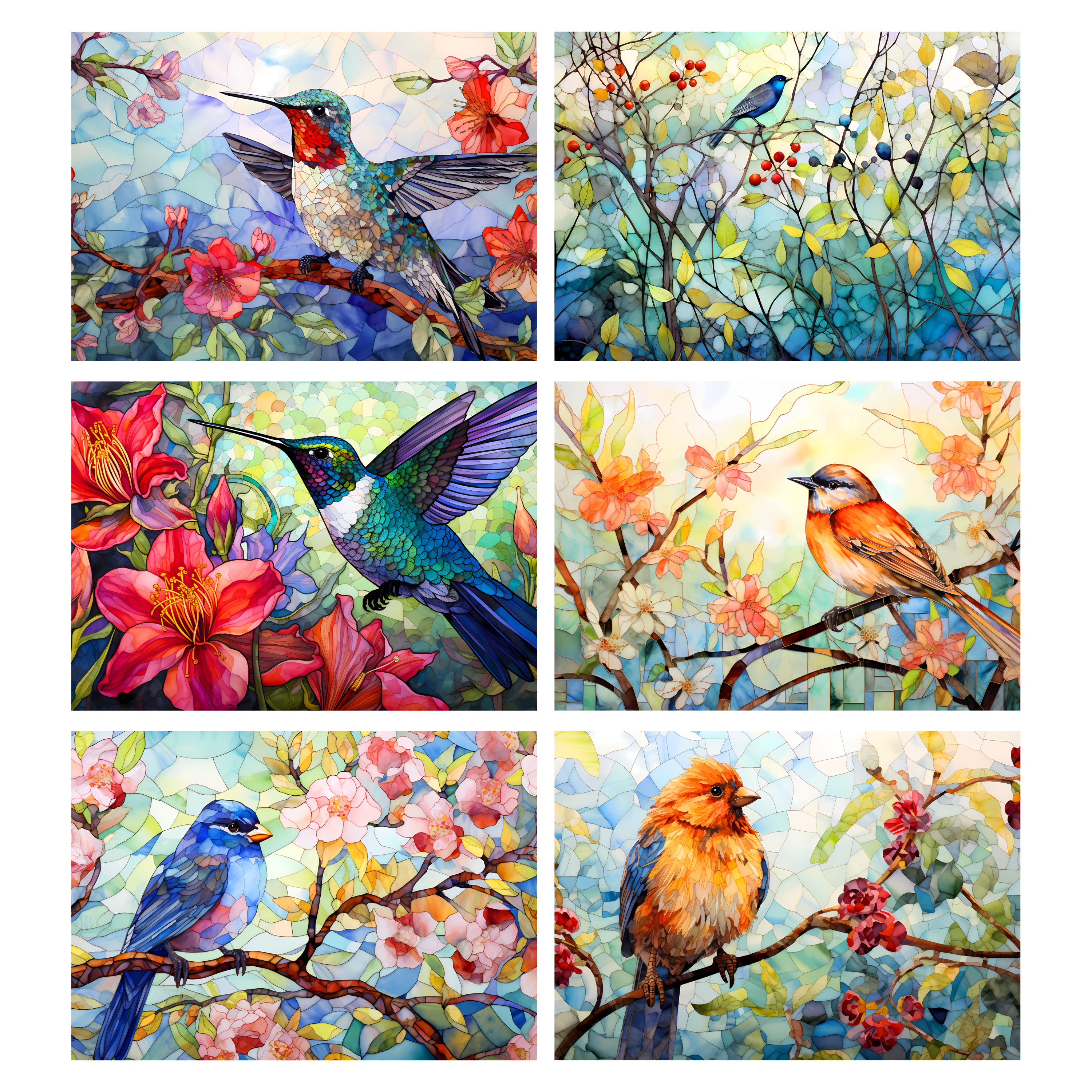 Éveil printanier – Planches à découper oiseaux colorés 🦜