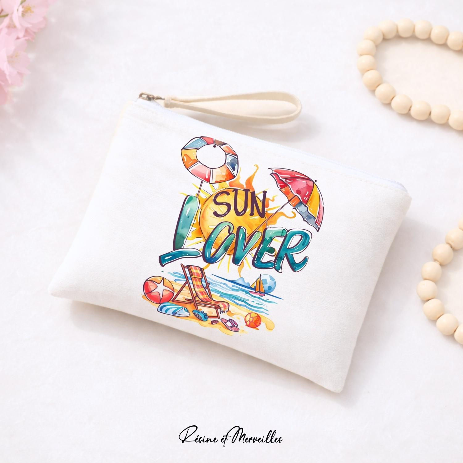 Pochette personnalisable - été – vibes soleil & vacances