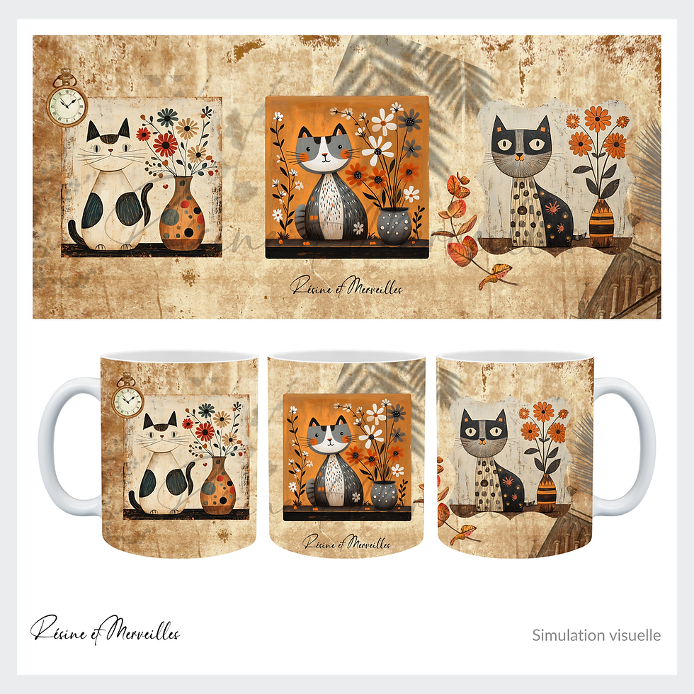 Miniature : Mug chat automne 🍁