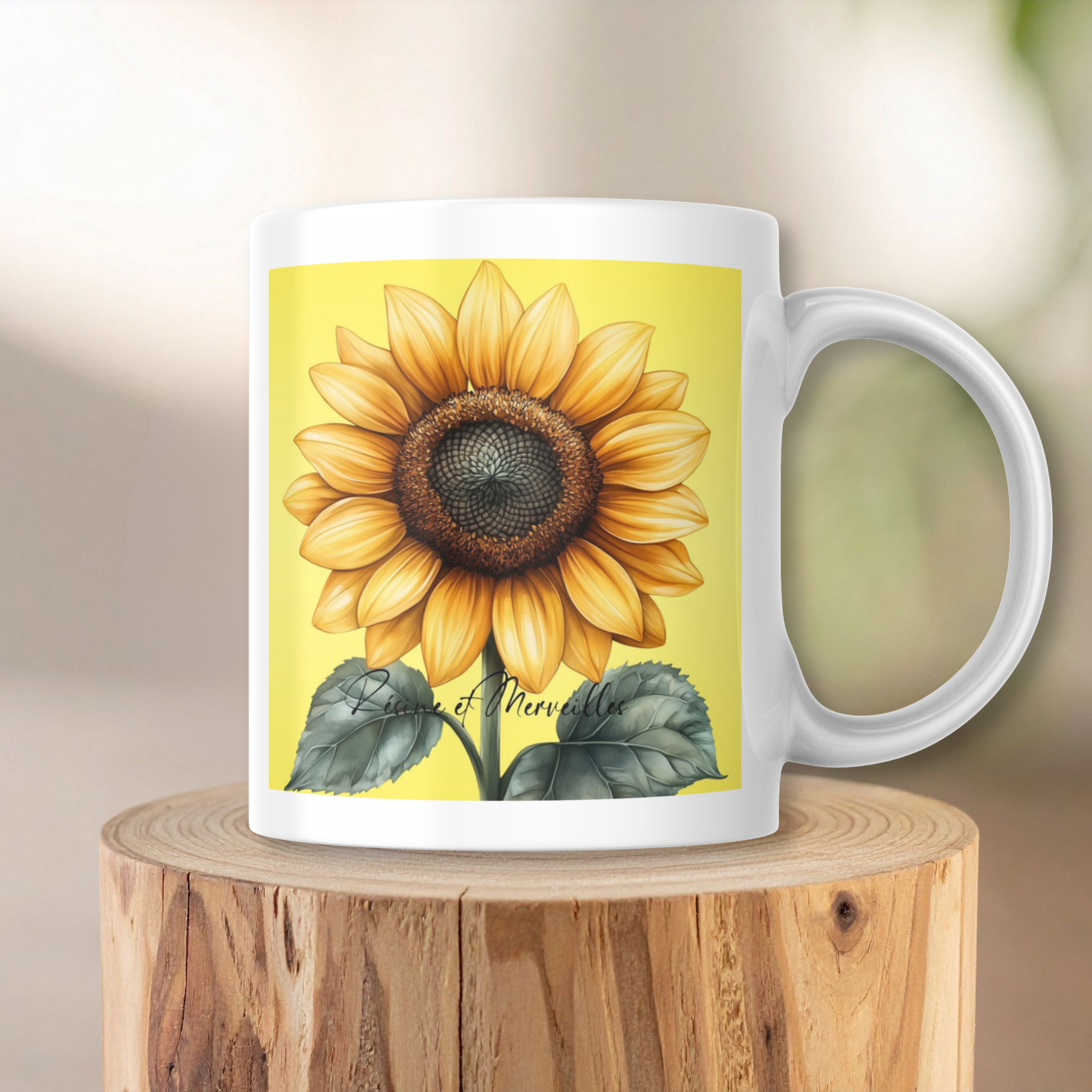 Mug Tournesol – Douce lumière 🌻