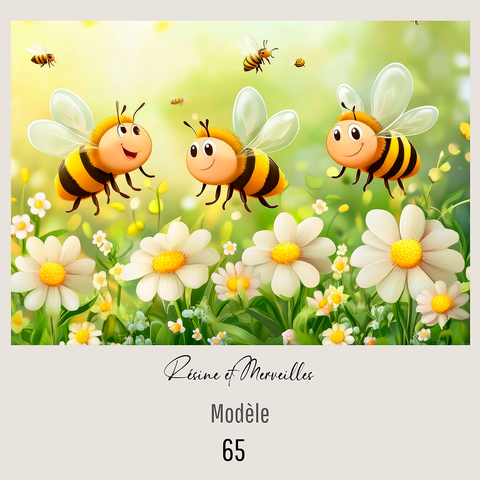 Miniature : Planches à découper – Abeilles & fleurs, esprit joyeux et nature 🐝