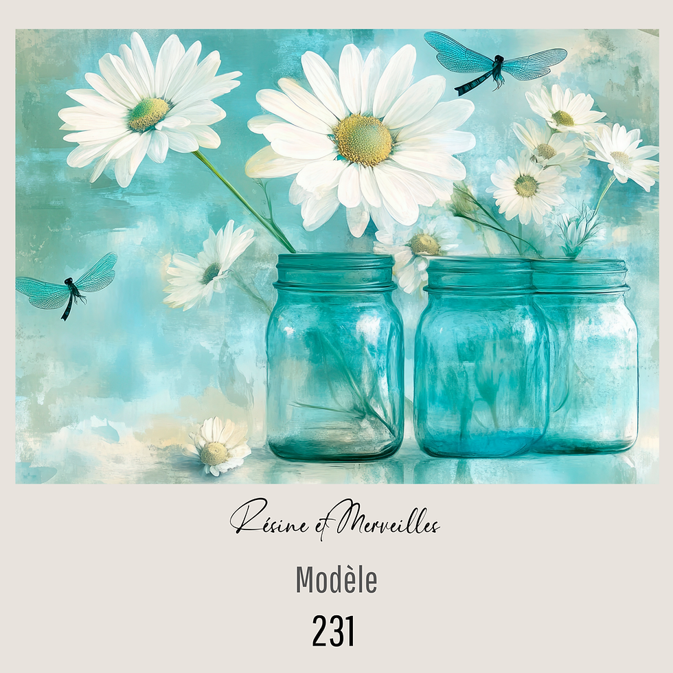 Miniature : Planches à découper – Marguerites & libellules, douceur champêtre 🦋