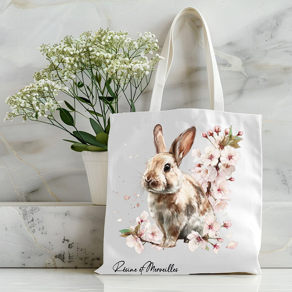 Miniature : Tote bag fleurs de cerisier – designs doux et poétiques
