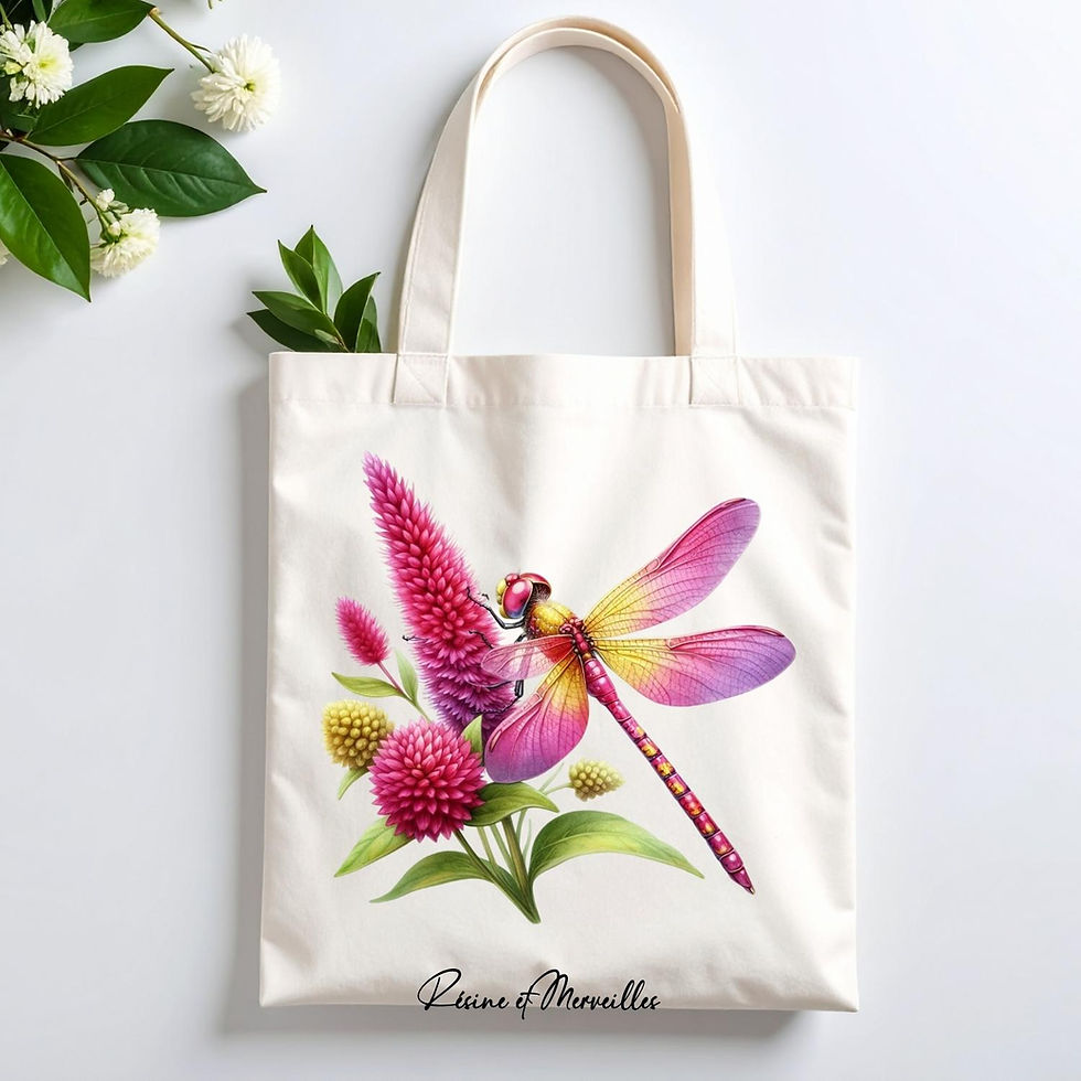 Miniature : Tote bag Libellule & Papillon
