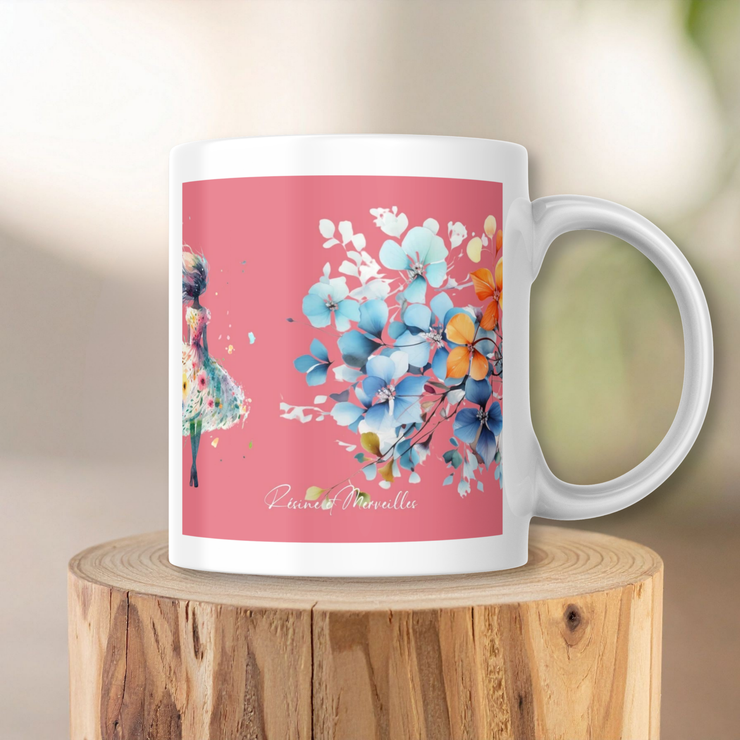 Mug fleurs vibrantes 🌸