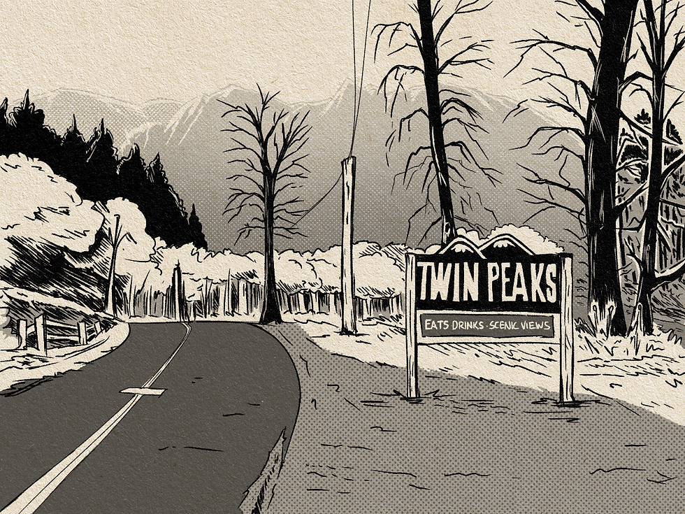 Twin Peaks Minicomic: Front Cover