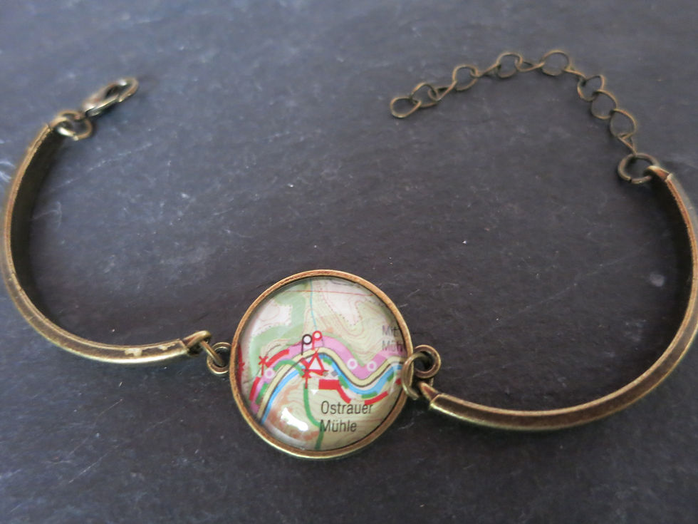 Miniaturbild: Armband mit Landkarte
