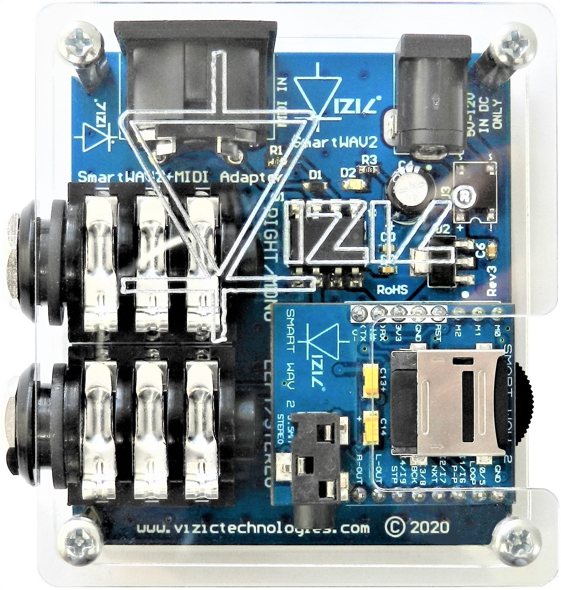 SmartWAV 2 + MIDI Adapter - Professional Audio System
