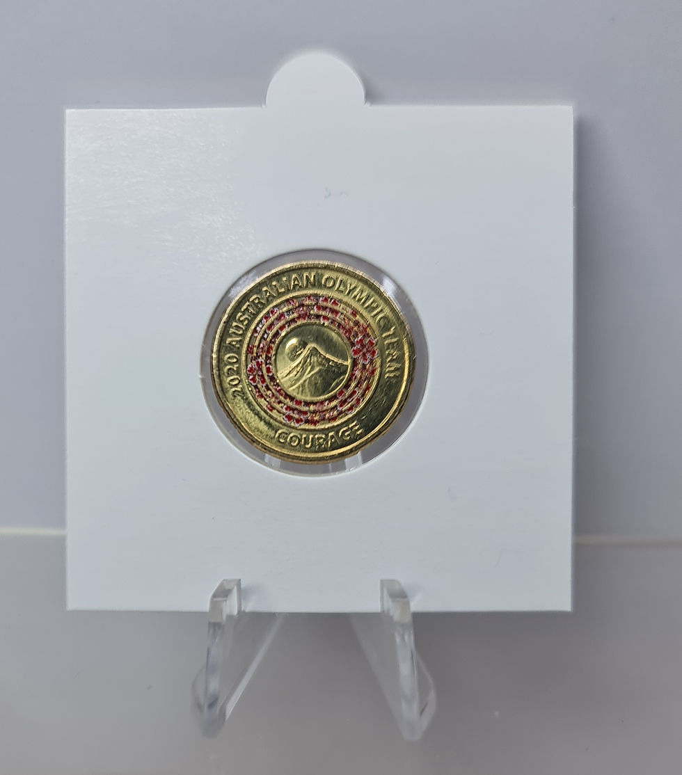 2020 $2 Australia Olympic Team - Courage CIRC Coin