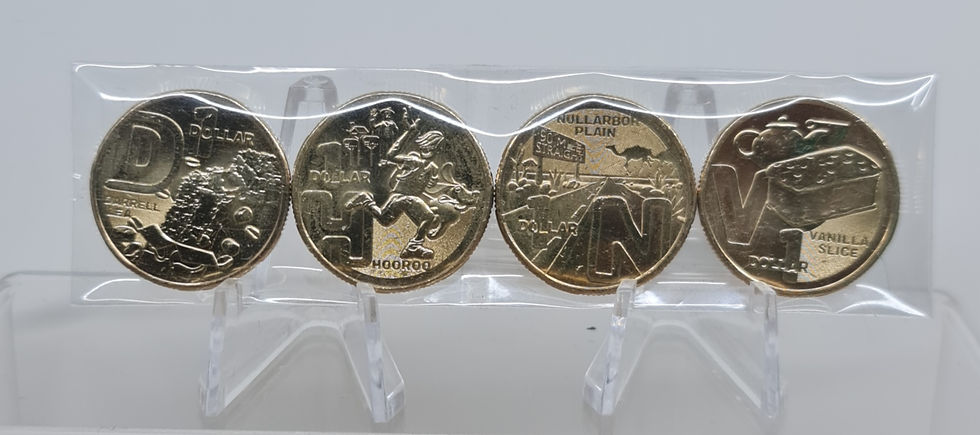 2022 $1 Great Aussie Coin Hunt x4 CIRC Coins