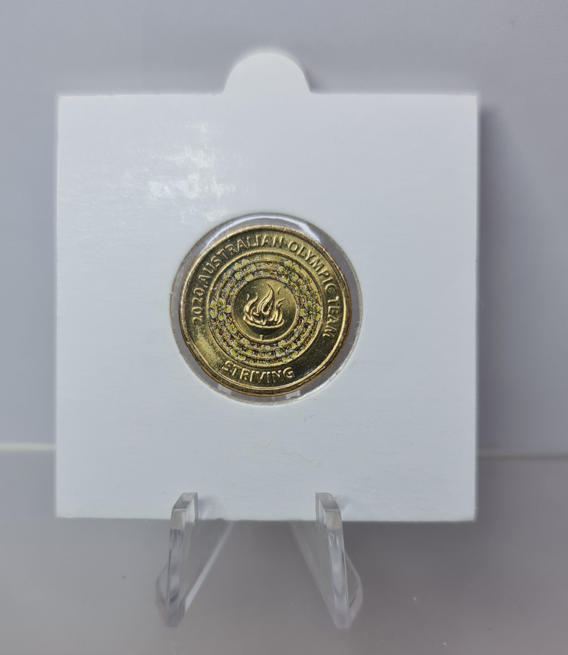 2020 $2 Australia Tokyo Olympic Team - Striving CIRC Coin
