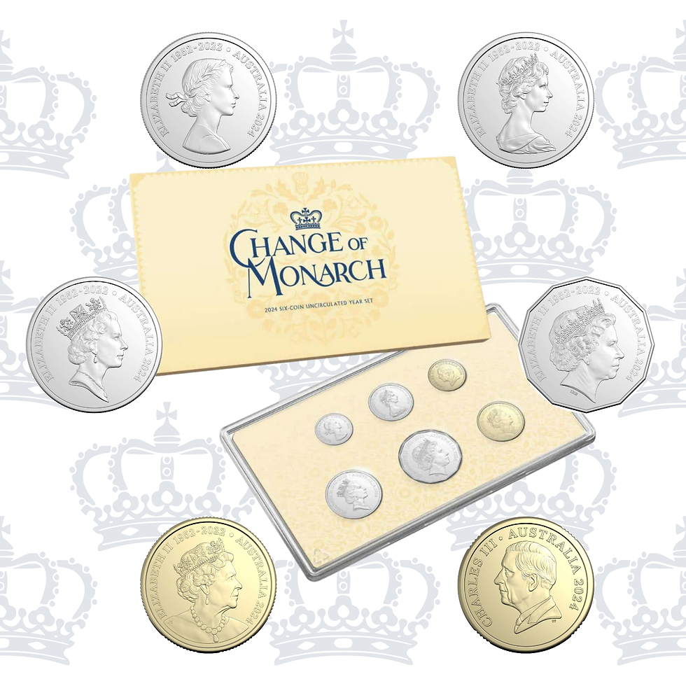 2024 Change of Monarch UNC Six Coin Mint Set