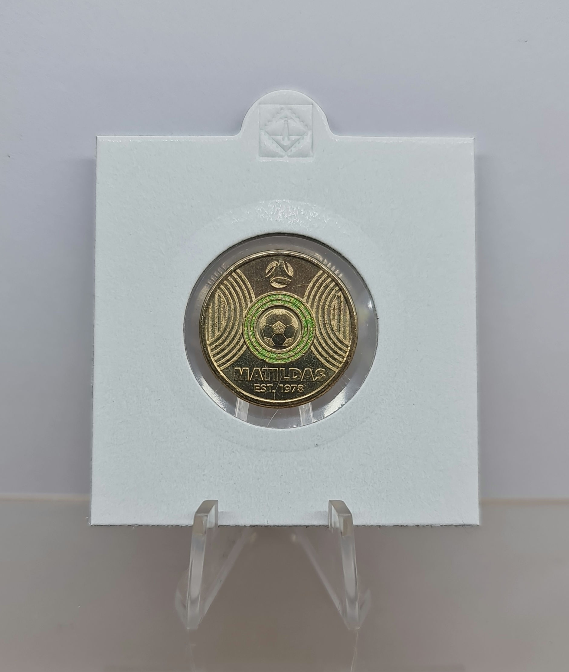 2023 $2 Matildas - Light Green Ring 'Fierce' CIRC Coin