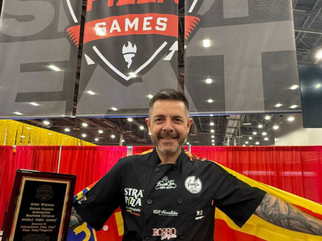 Francis Tolu ha hecho historia al ganar los World Pizza Games en Las Vegas