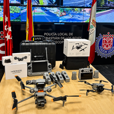 La Policía Local de San Sebastián de los Reyes se refuerza con dos drones de última generación