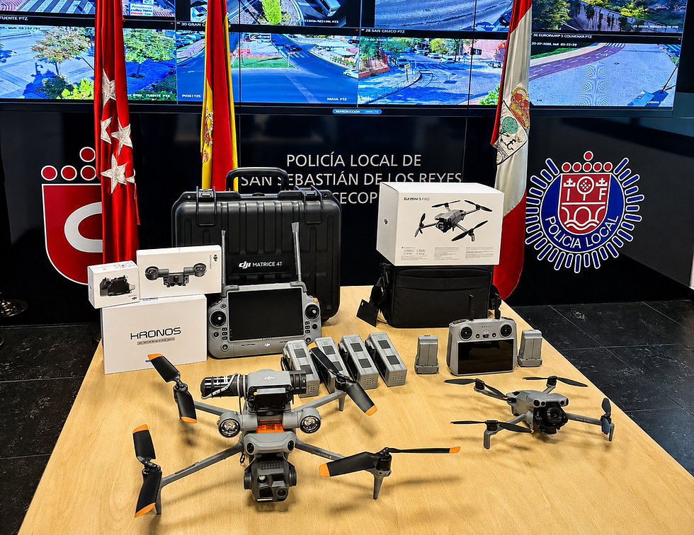 La Policía Local de San Sebastián de los Reyes se refuerza con dos drones de última generación